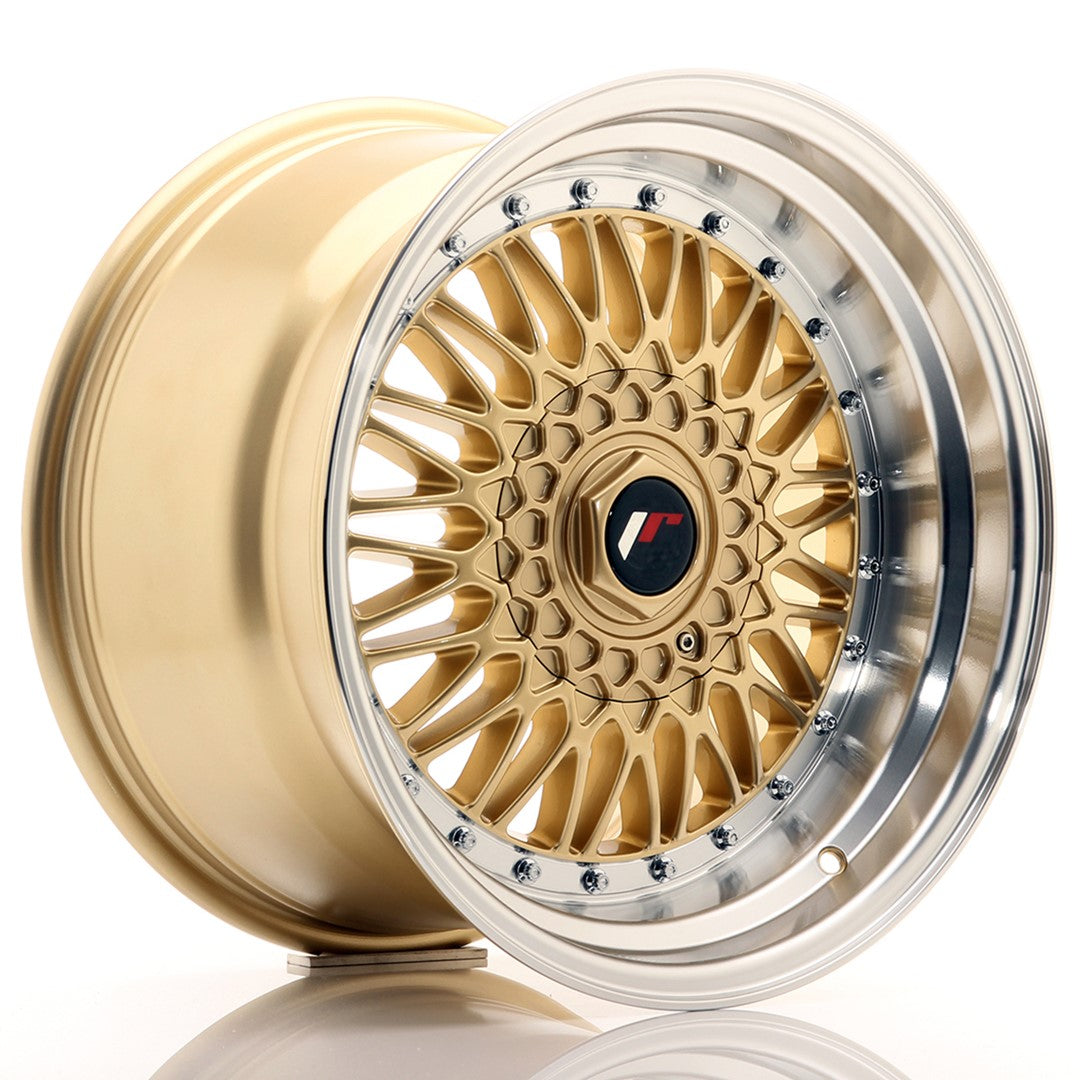 Llanta Japan Racing JR9 17x10 ET20 5x112/120 Gold w/ Machined Lip