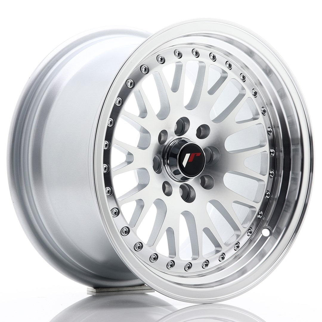 Llanta Japan Racing JR10 15x8 ET20 4x100/108 Silver Machined Face