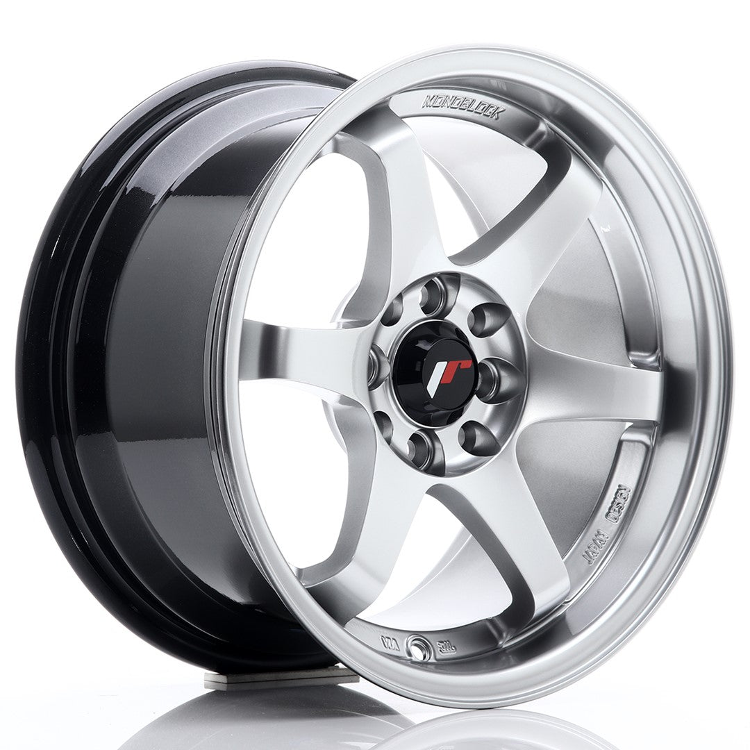 Llanta Japan Racing JR3 15x8 ET25 4x100/108 Hyper Silver