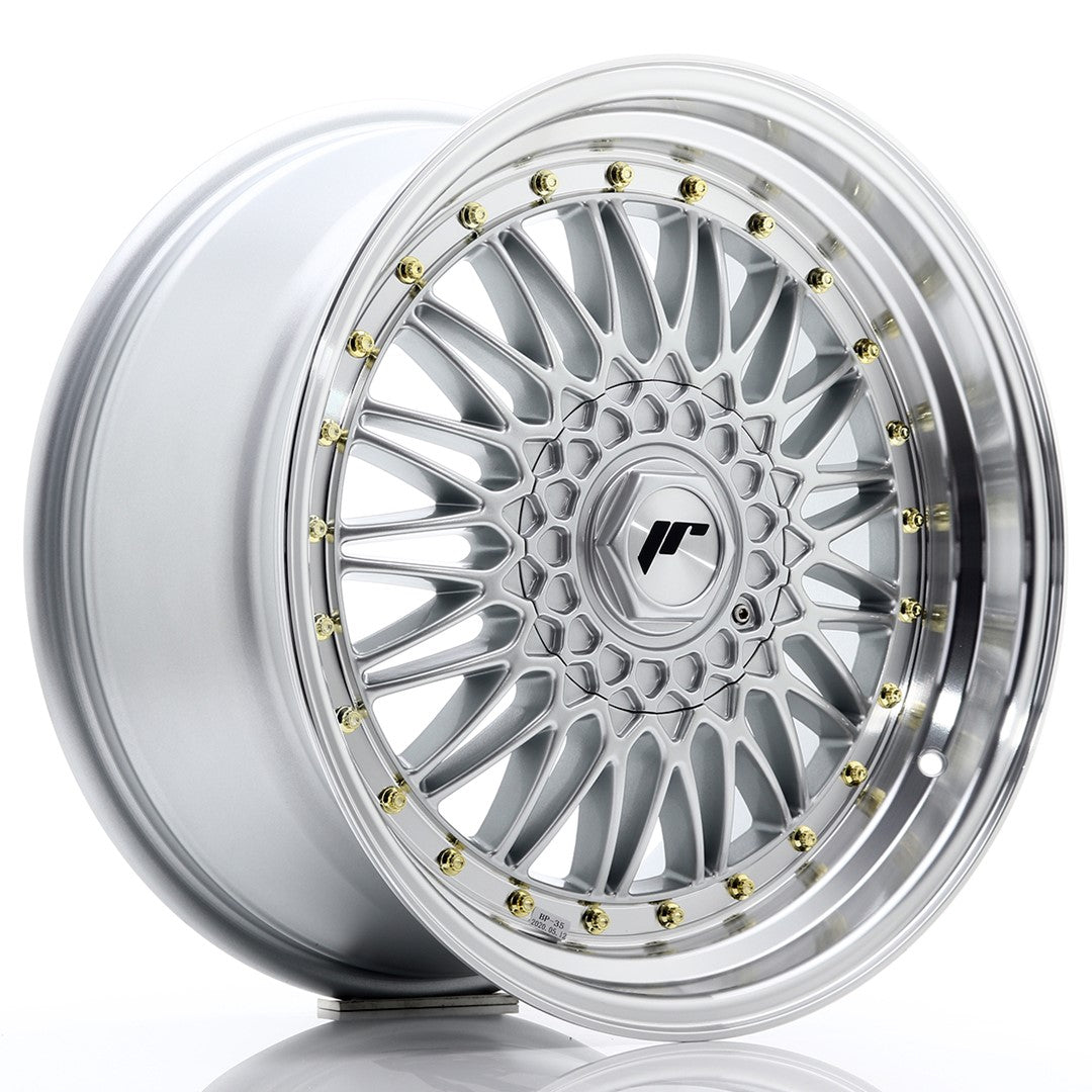 Llanta Japan Racing JR9 18x9 ET40 5x112/114 Silver w/ Machined Lip