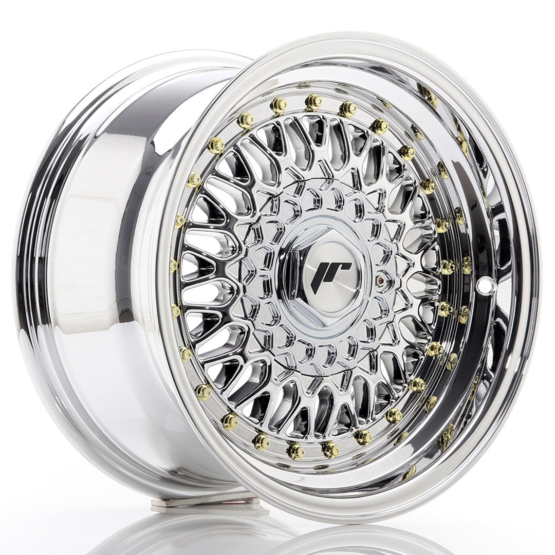 Llanta Japan Racing JR9 15x8 ET20 4x100/108 Chrome