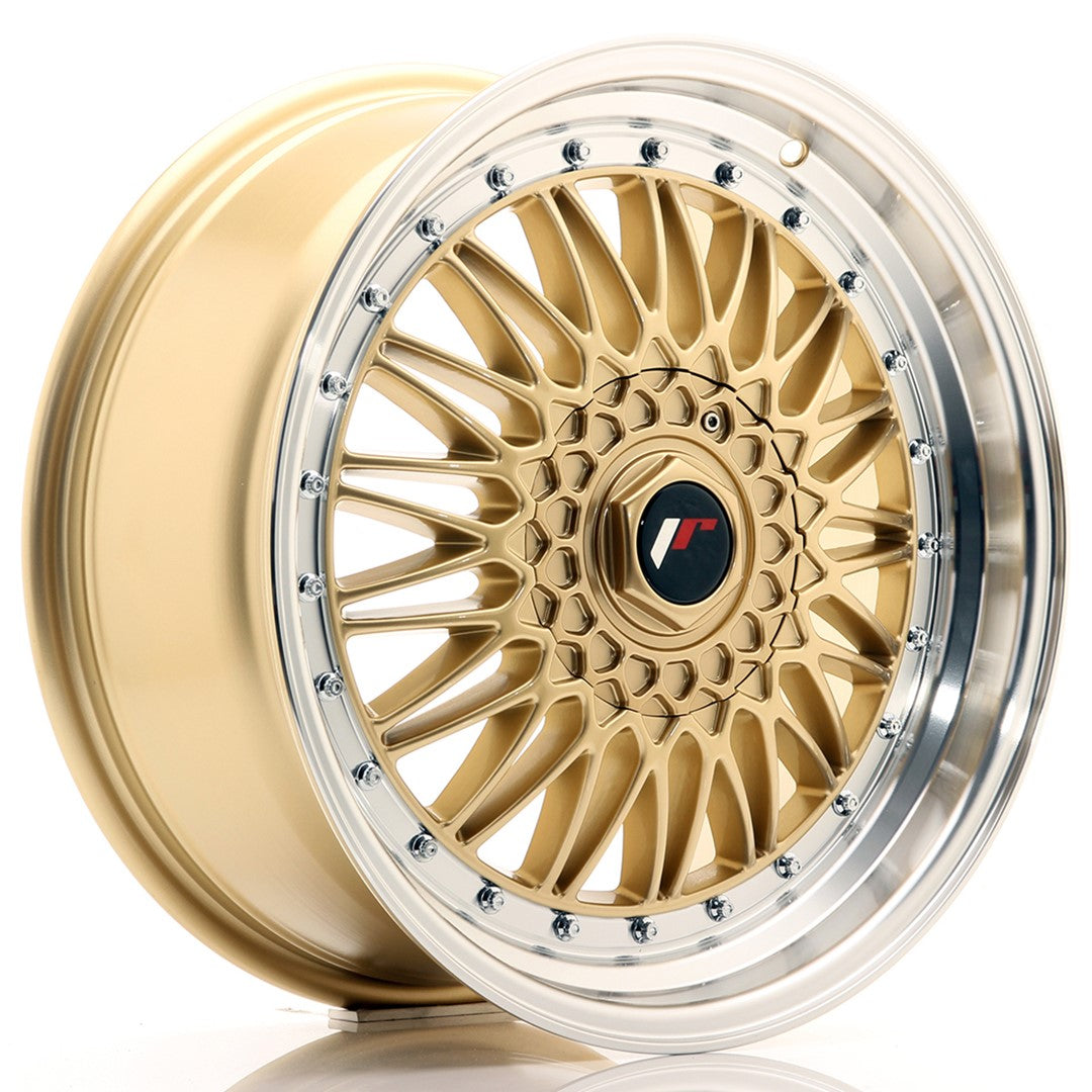Llanta Japan Racing JR9 18x8 ET35-40 BLANK Gold w/ Machined Lip