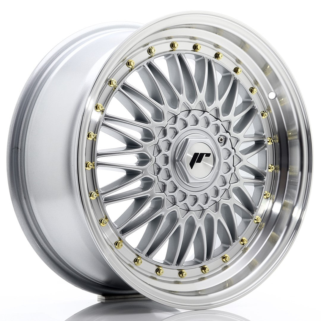 Llanta Japan Racing JR9 18x8 ET35-40 BLANK Silver w/ Machined Lip