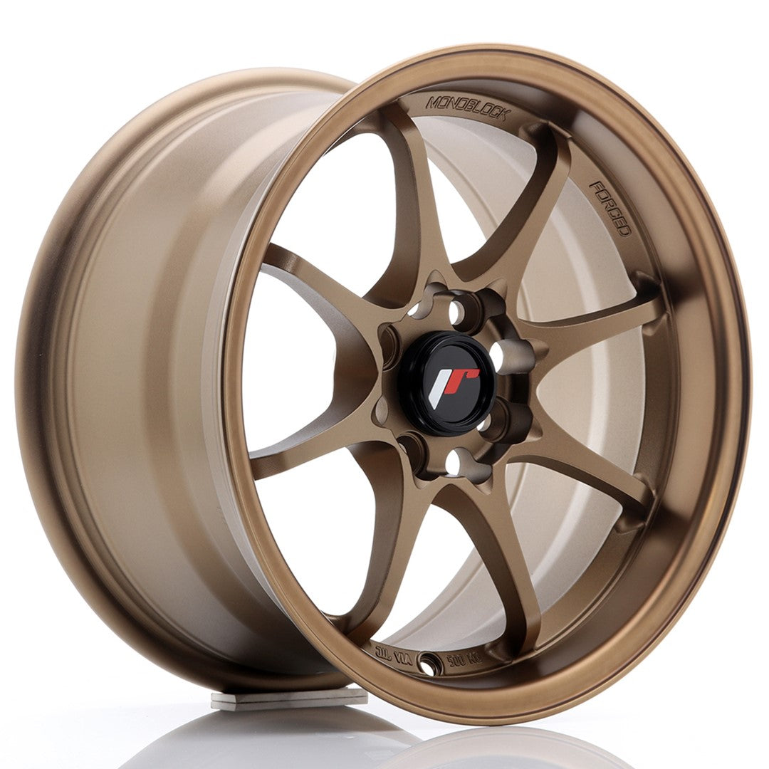 Llanta Japan Racing JR5 15x8 ET28 4x100 Dark Anodized Bronze
