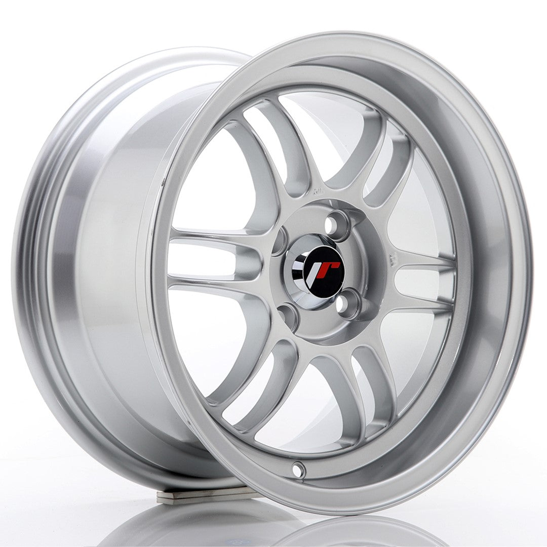 Llanta Japan Racing JR7 15x8 ET35 4x100 Silver