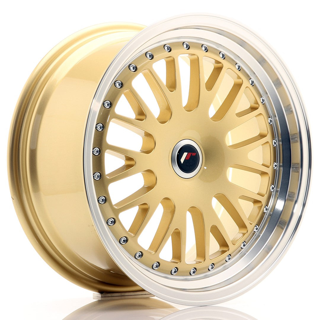 Llanta Japan Racing JR10 17x8 ET35 BLANK Gold w/ Machined Lip