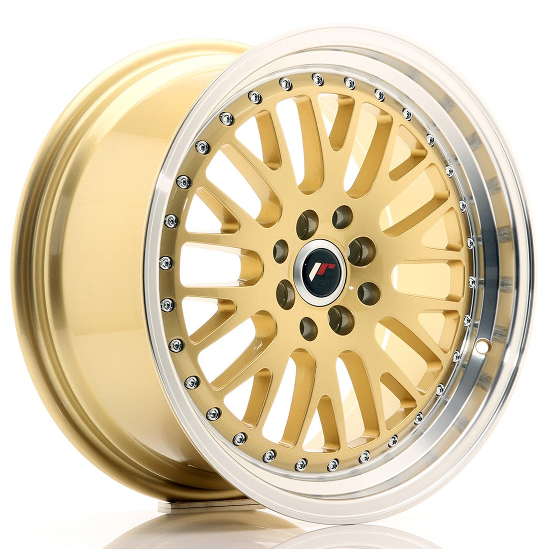 Llanta Japan Racing JR10 17x8 ET35 4x100/114 Gold w/ Machined Lip