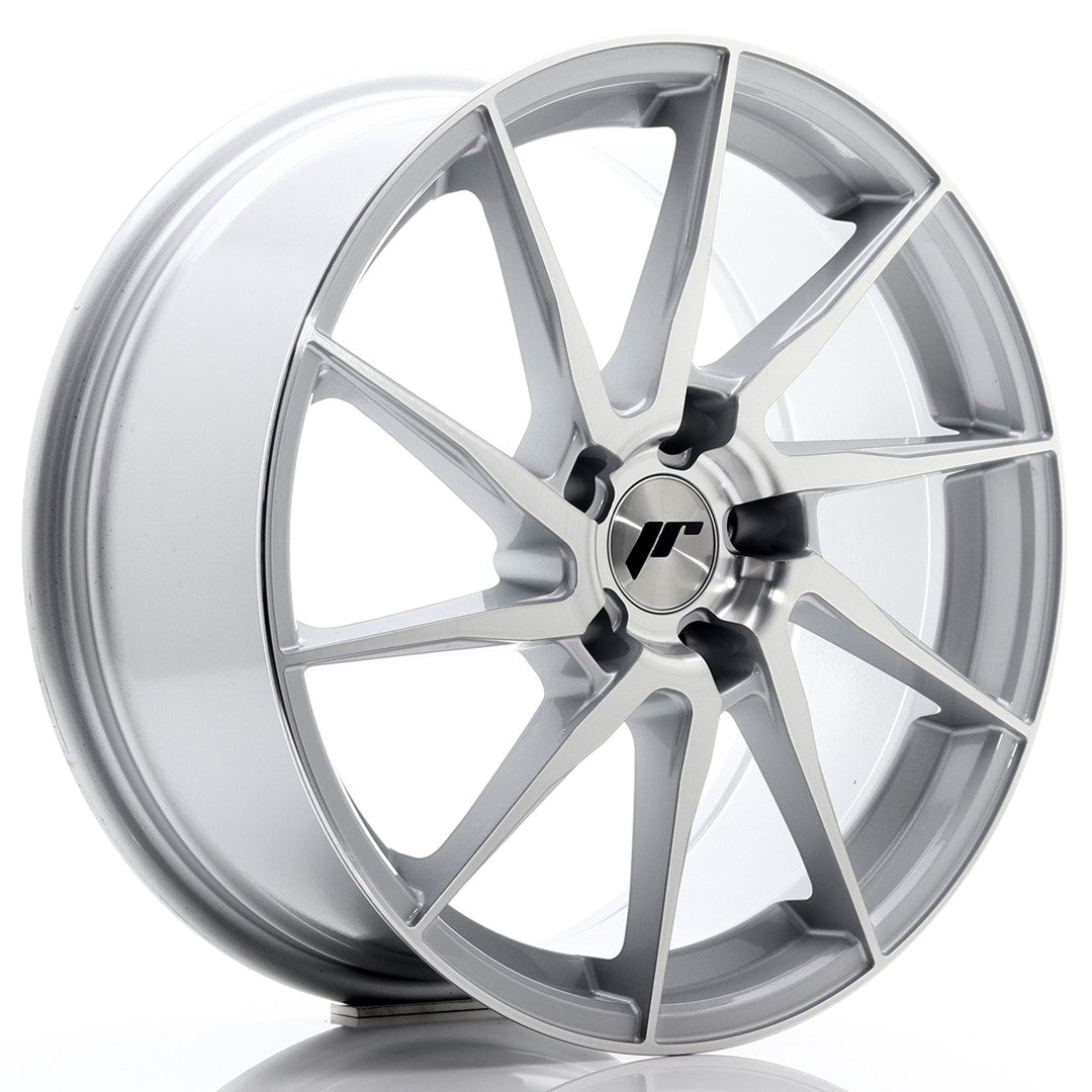 Llanta Japan Racing JR36 18x8 ET35 5x120 Silver Brushed Face