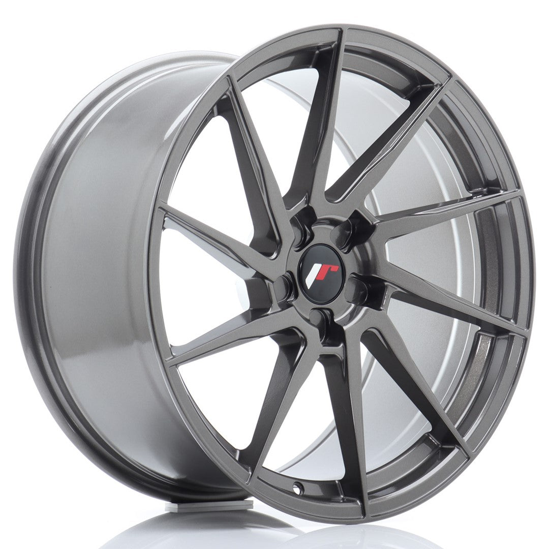 Llanta Japan Racing JR36 20x10 ET20-45 5H BLANK Hyper Gray