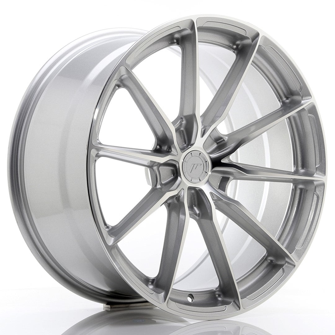 Llanta Japan Racing JR37 20x10 ET20 5x112 Silver Machined