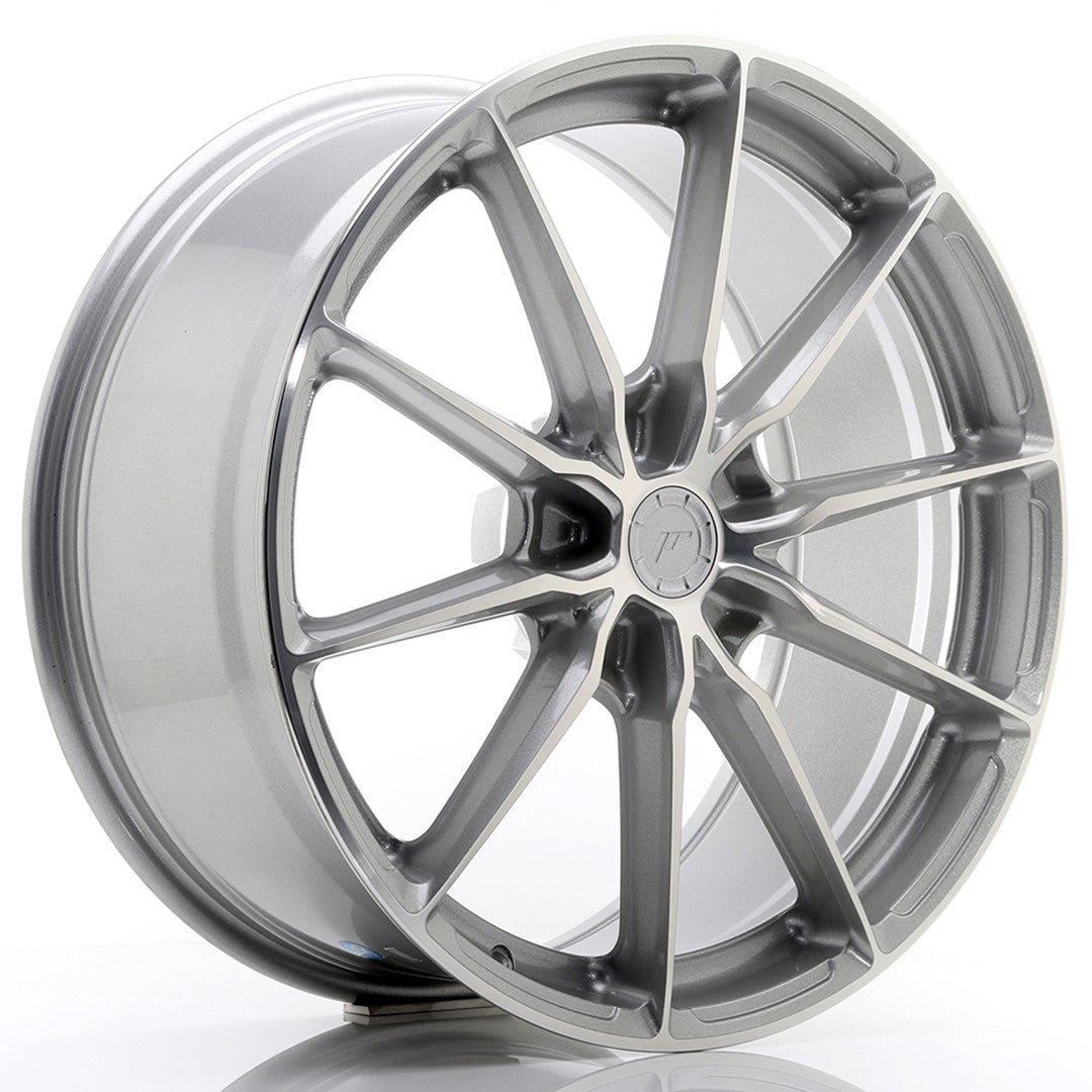 Llanta Japan Racing JR37 20x9 ET30 5x112 Silver Machined