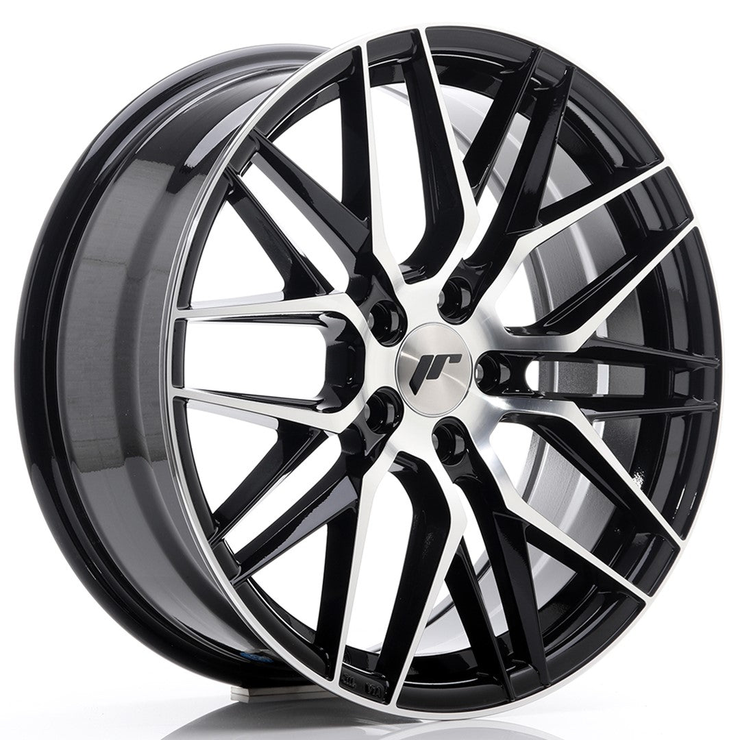 Llanta Japan Racing JR28 18x7,5 ET40 5x112 Gloss Black Machined Face