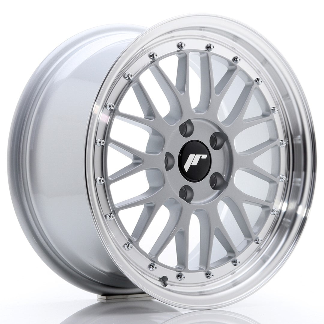 Llanta Japan Racing JR23 17x8 ET35 5x100 Hyper Silver w/ Machined Lip