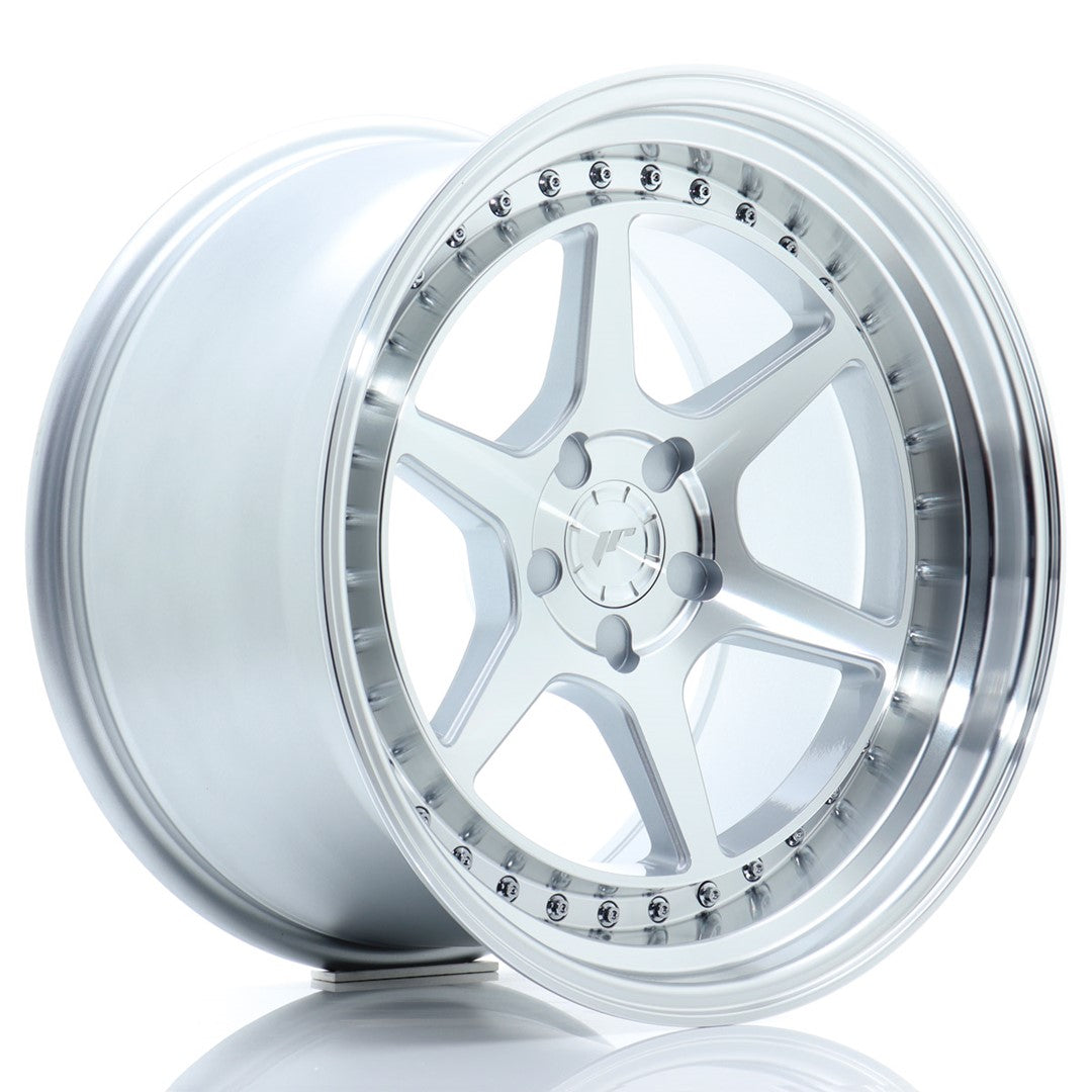 Llanta Japan Racing JR43 18x10,5 ET15-22 5H BLANK Silver Machined Face