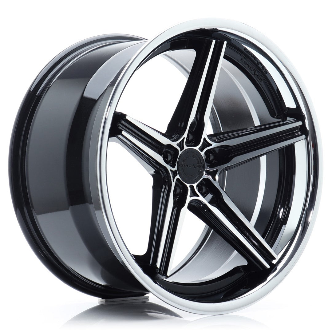Llanta Concaver CVR9 20x9 ET45 5x108 Black Diamond Cut