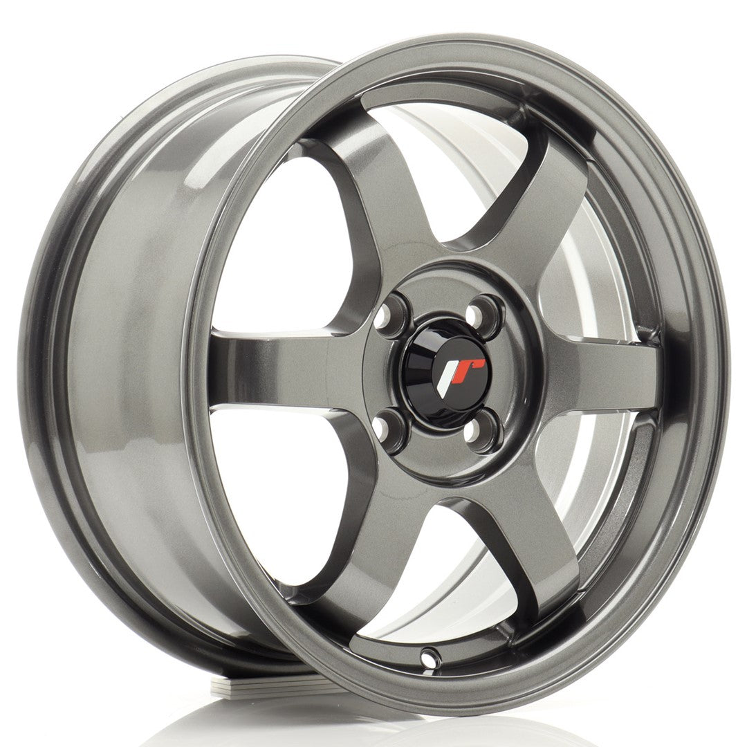 Llanta Japan Racing JR3 15x7 ET40 4x100 Gun Metal