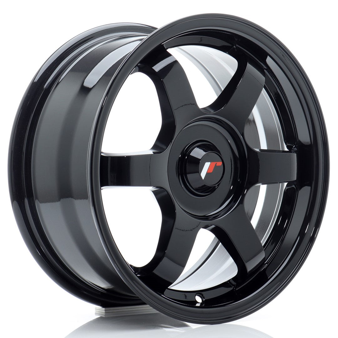 Llanta Japan Racing JR3 15x7 ET25-42 BLANK Gloss Black