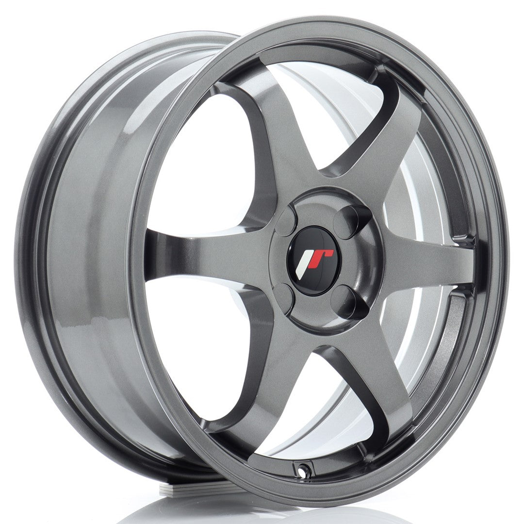 Llanta Japan Racing JR3 17x7 ET20-42 4H BLANK Gun Metal