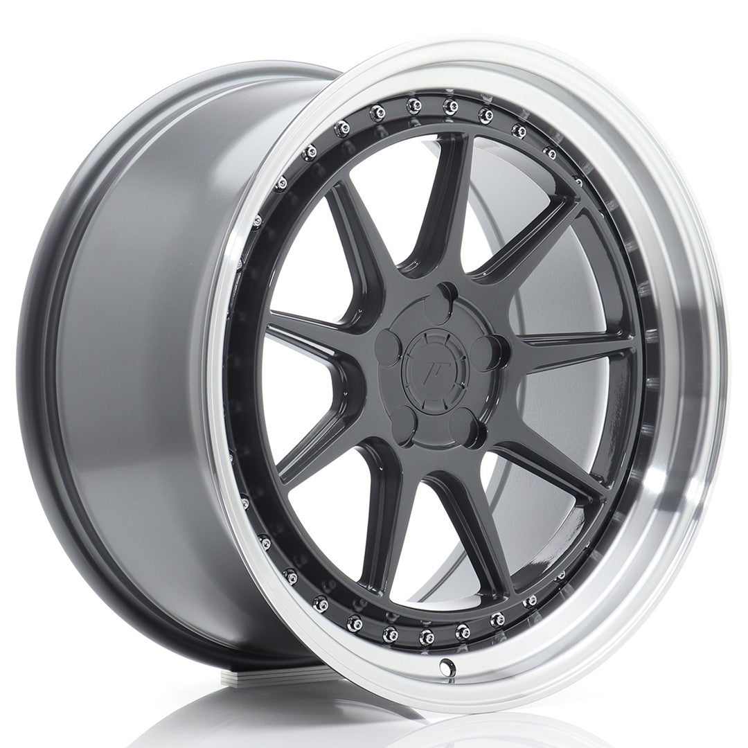 Llanta Japan Racing JR47 19x9,5 ET15-35 5H BLANK Hyper Gray w/ Machined Lip