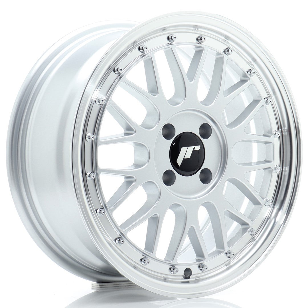 Llanta Japan Racing JR23 16x7 ET40 4x100 Hyper Silver w/ Machined Lip