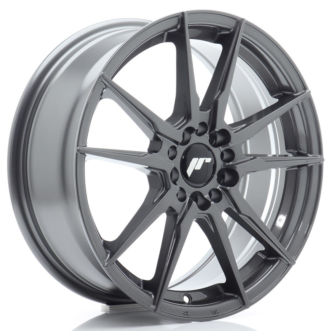 Llanta Japan Racing JR21 17x7 ET40 4x100/114 Hyper Gray