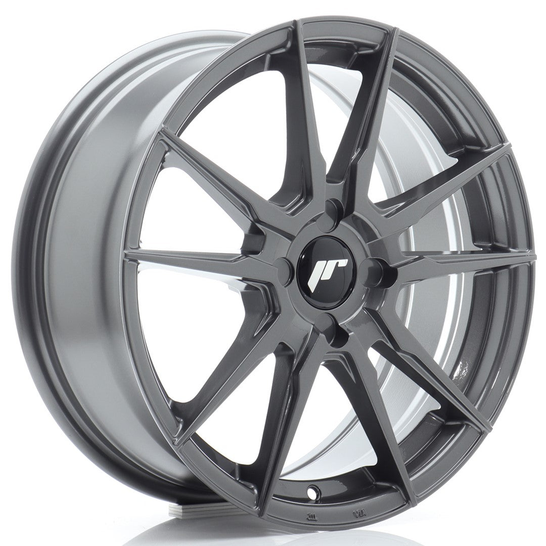 Llanta Japan Racing JR21 17x7 ET20-40 4H BLANK Hyper Gray