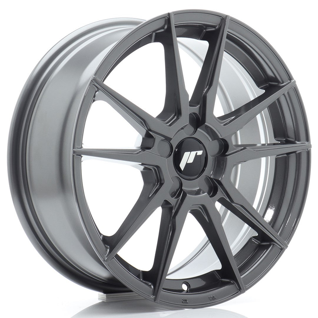 Llanta Japan Racing JR21 17x7 ET20-40 5H BLANK Hyper Gray