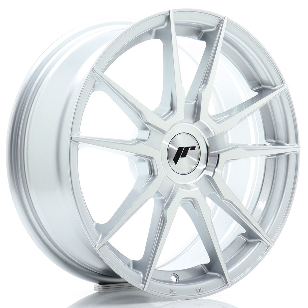 Llanta Japan Racing JR21 17x7 ET20-40 BLANK Machined Silver
