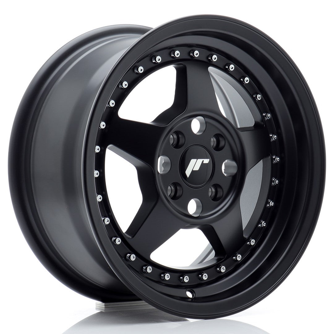 Llanta Japan Racing JR6 15x7 ET35 4x100 Matt Black