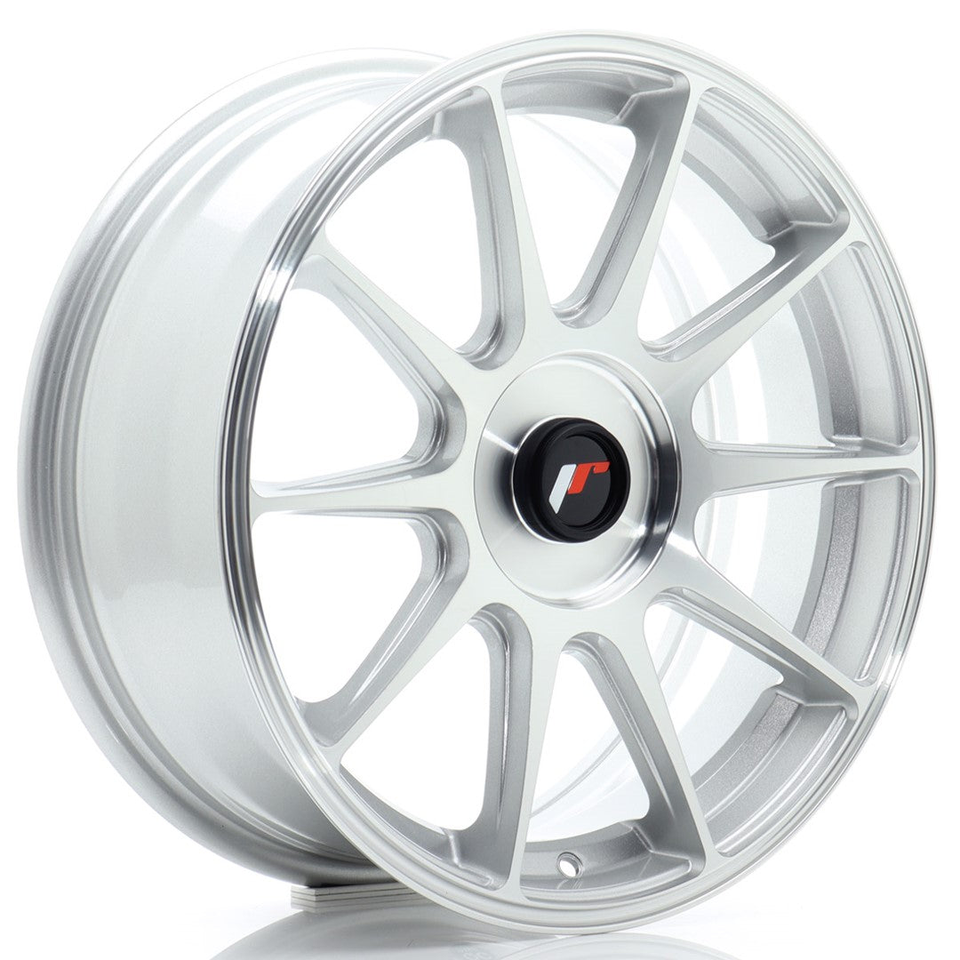 Llanta Japan Racing JR11 17x7 ET20-38 BLANK Silver Machined Face