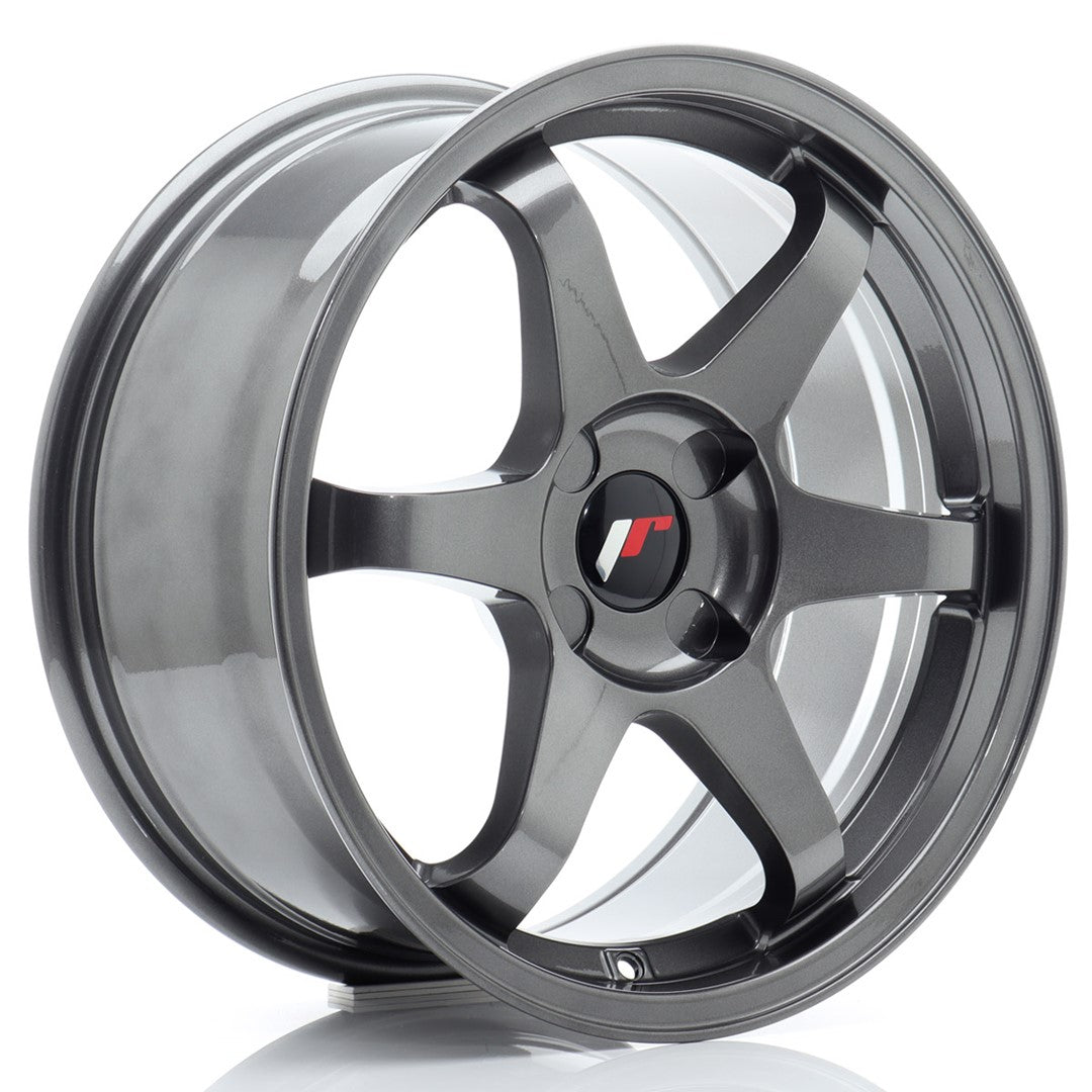 Llanta Japan Racing JR3 17x8 ET20-35 4H BLANK Gun Metal