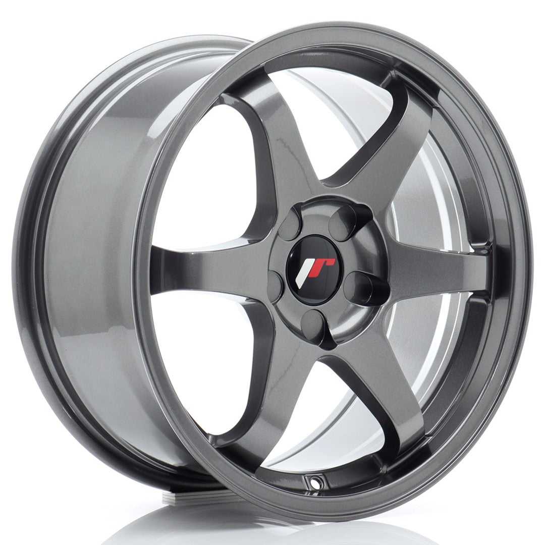 Llanta Japan Racing JR3 17x8 ET20-35 5H BLANK Gun Metal