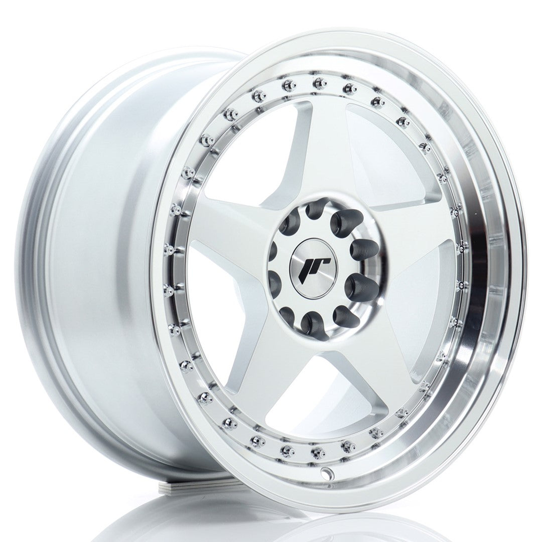 Llanta Japan Racing JR6 17x9 ET25 5x114/120 Silver Machined Face