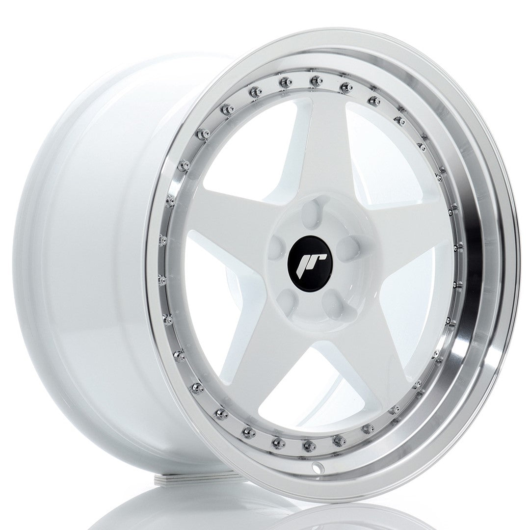 Llanta Japan Racing JR6 18x9,5 ET20-40 5H BLANK White w/ Machined Lip