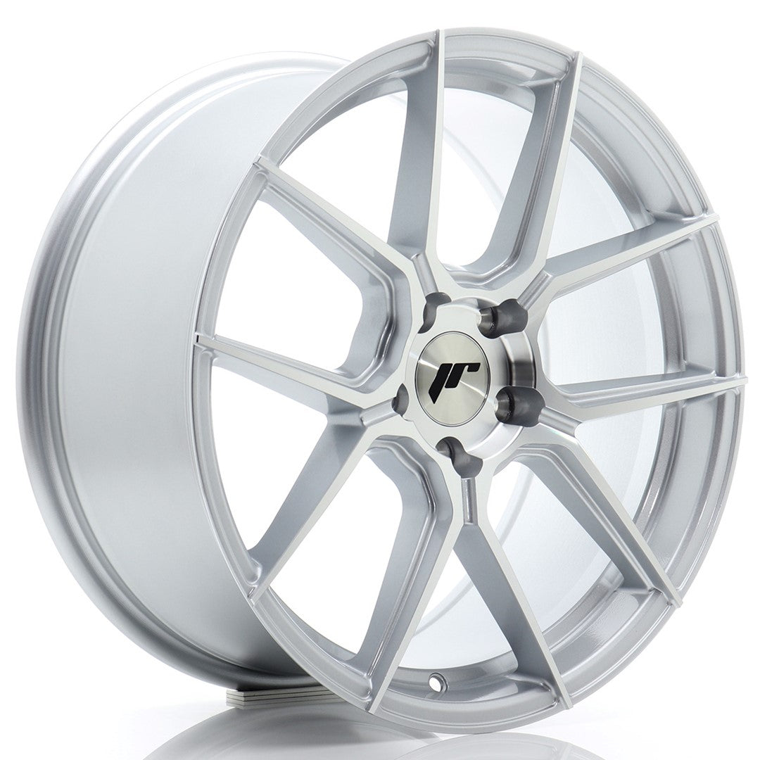 Llanta Japan Racing JR30 18x8,5 ET45 5x112 Silver Machined Face