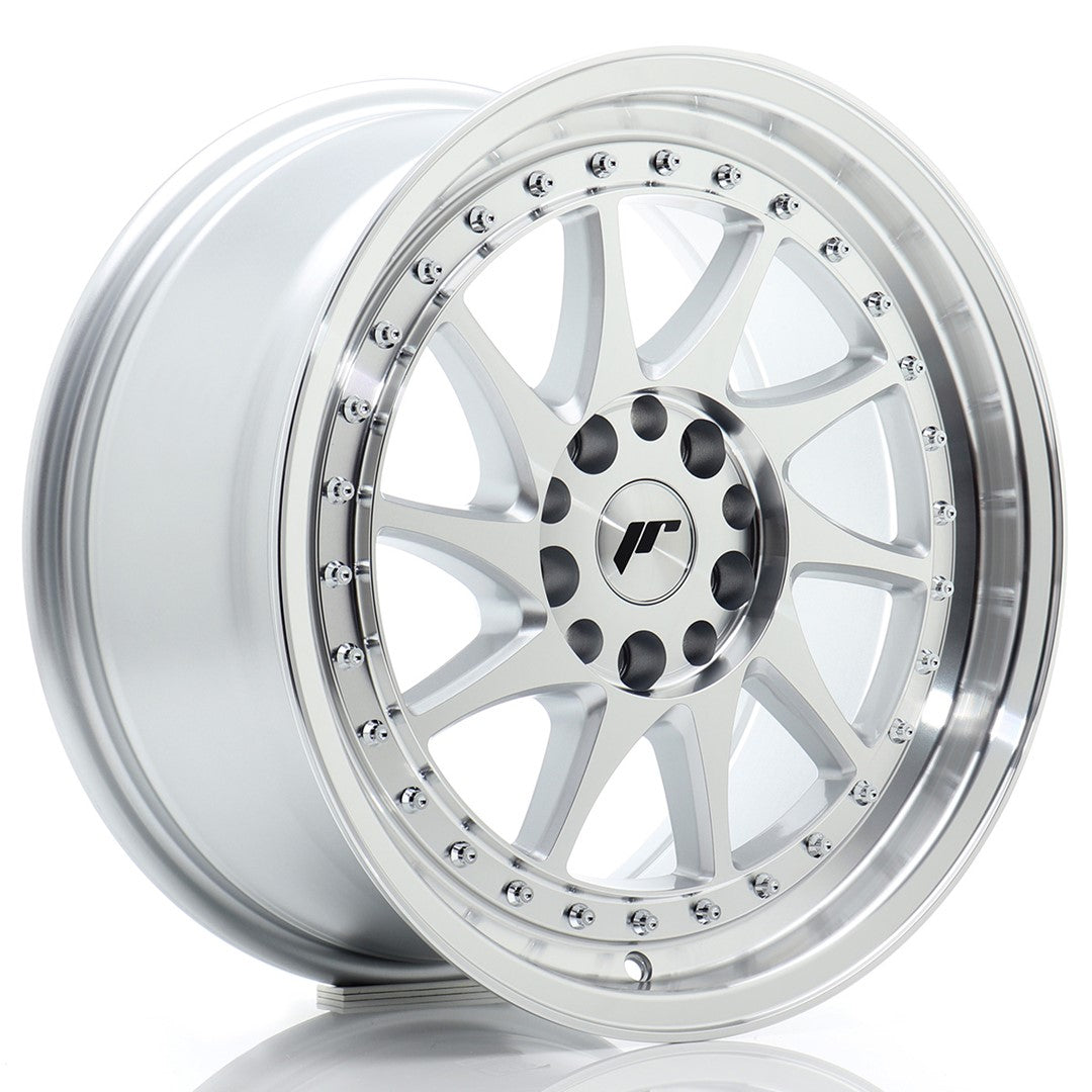Llanta Japan Racing JR26 17x8 ET25 5x114/120 Silver Machined Face