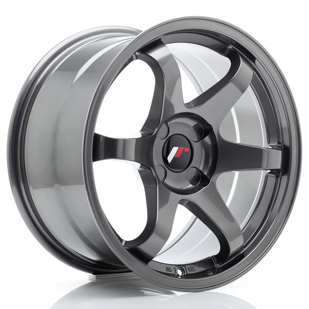 Llanta Japan Racing JR3 17x9 ET20-35 4H BLANK Gun Metal