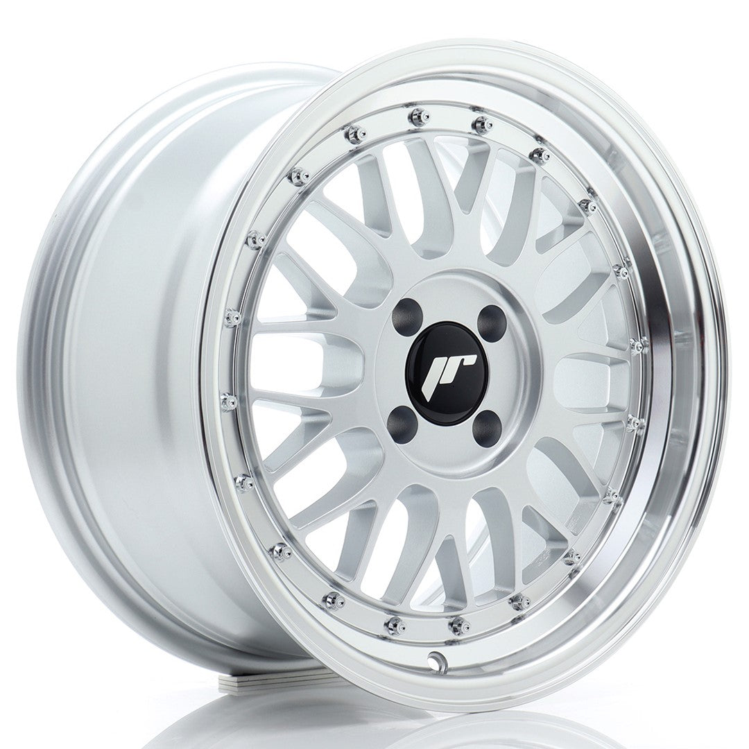 Llanta Japan Racing JR23 16x8 ET20 4x100 Hyper Silver w/ Machined Lip