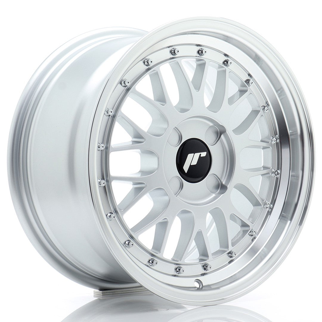 Llanta Japan Racing JR23 16x8 ET20-45 4H BLANK Hyper Silver w/ Machined Lip