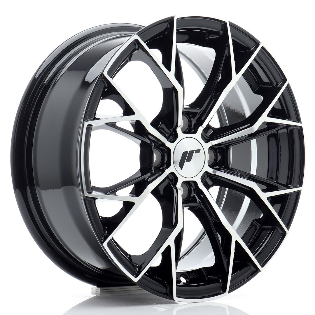 Llanta Japan Racing JR49 15x6,5 ET35 4x100 Gloss Black Machined Face