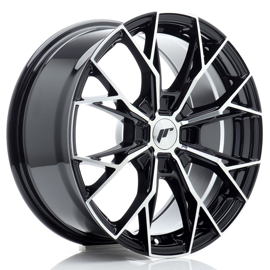 Llanta Japan Racing JR49 17x8 ET20-40 4H BLANK Gloss Black Machined Face