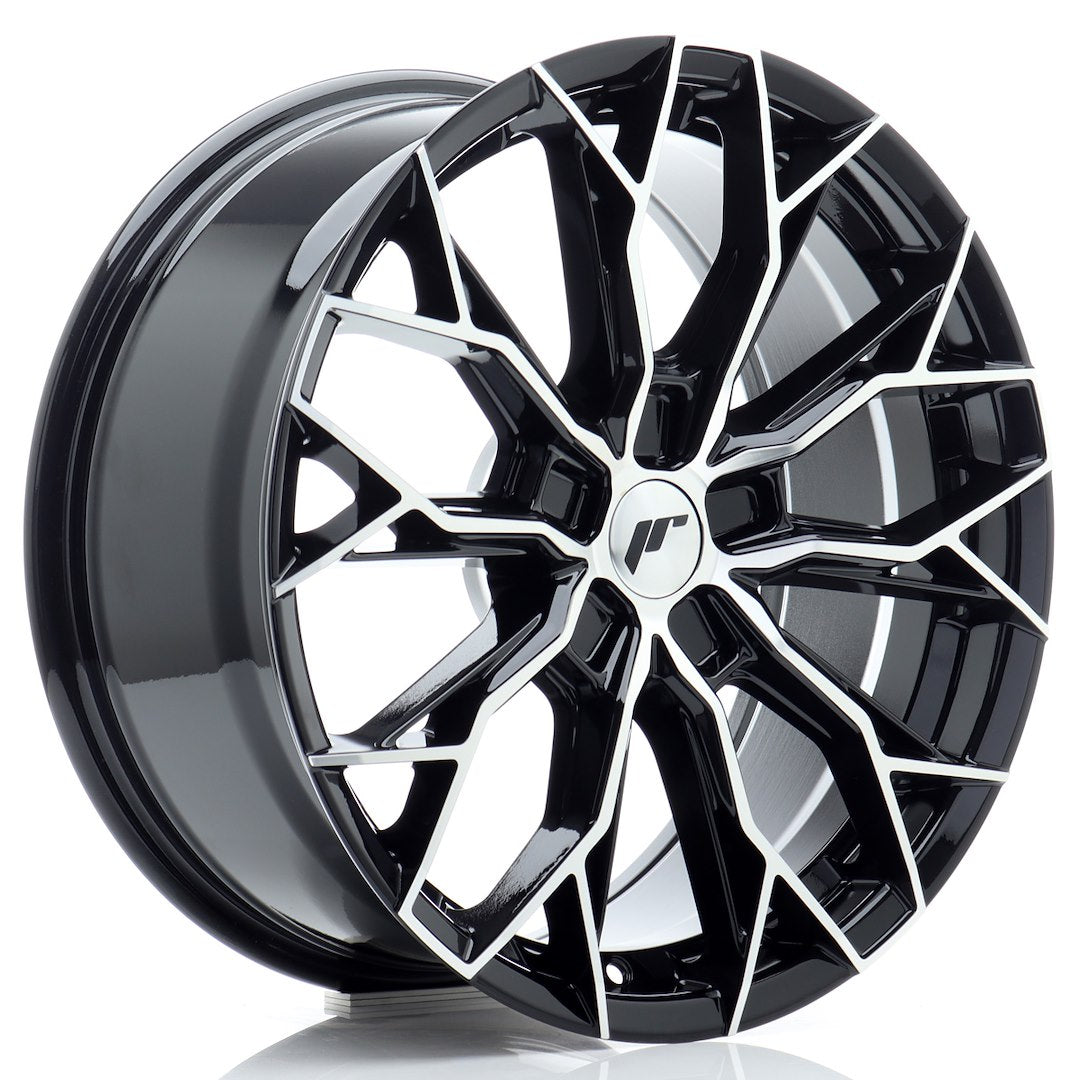 Llanta Japan Racing JR49 18x8 ET20-42 5H BLANK Gloss Black Machined Face