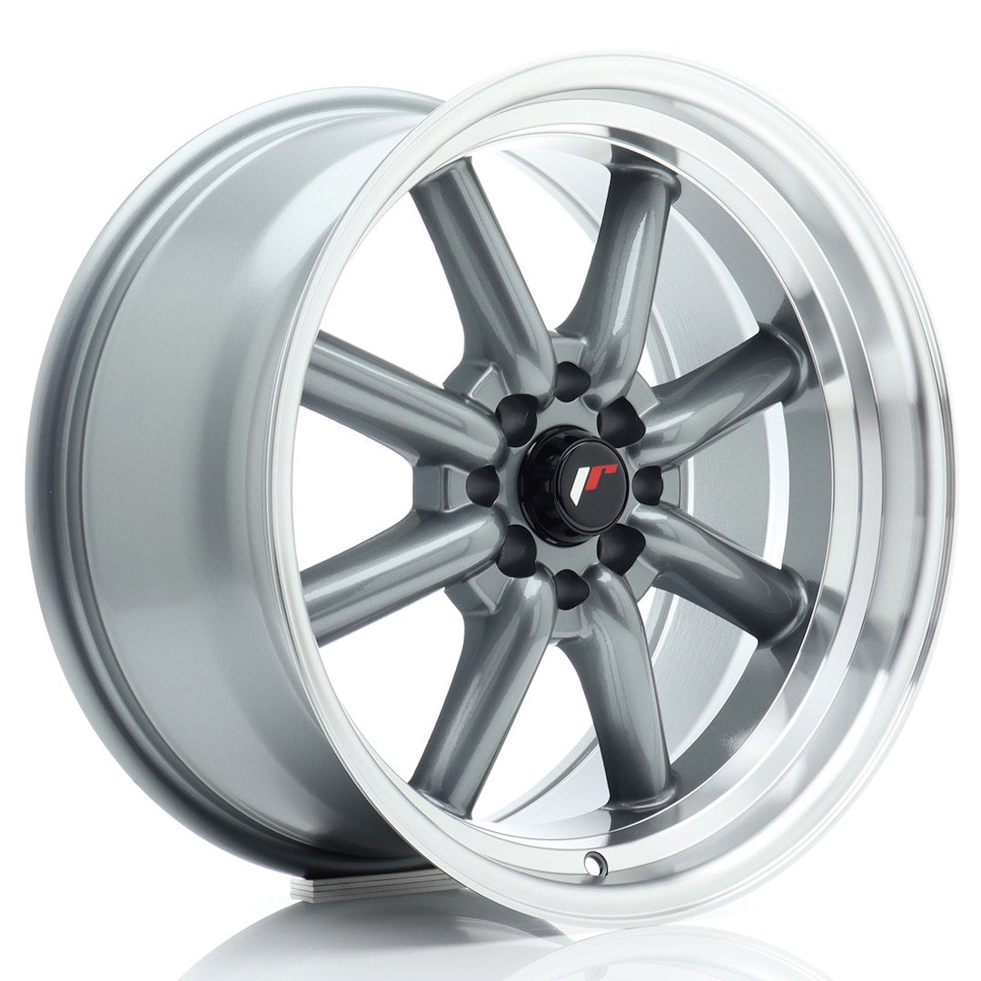 Llanta Japan Racing JR19 17x9 ET10 4x100/114 Gun Metal