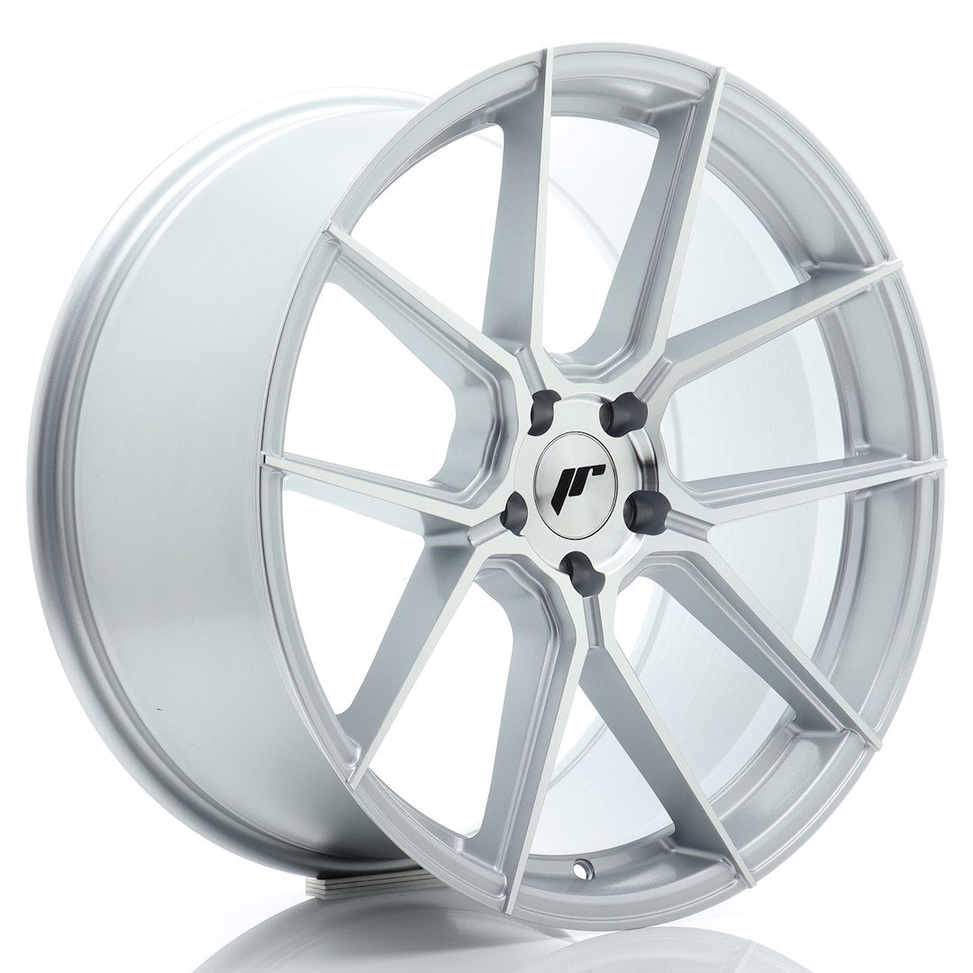 Llanta Japan Racing JR30 20x10 ET41 5x120 Silver Machined Face