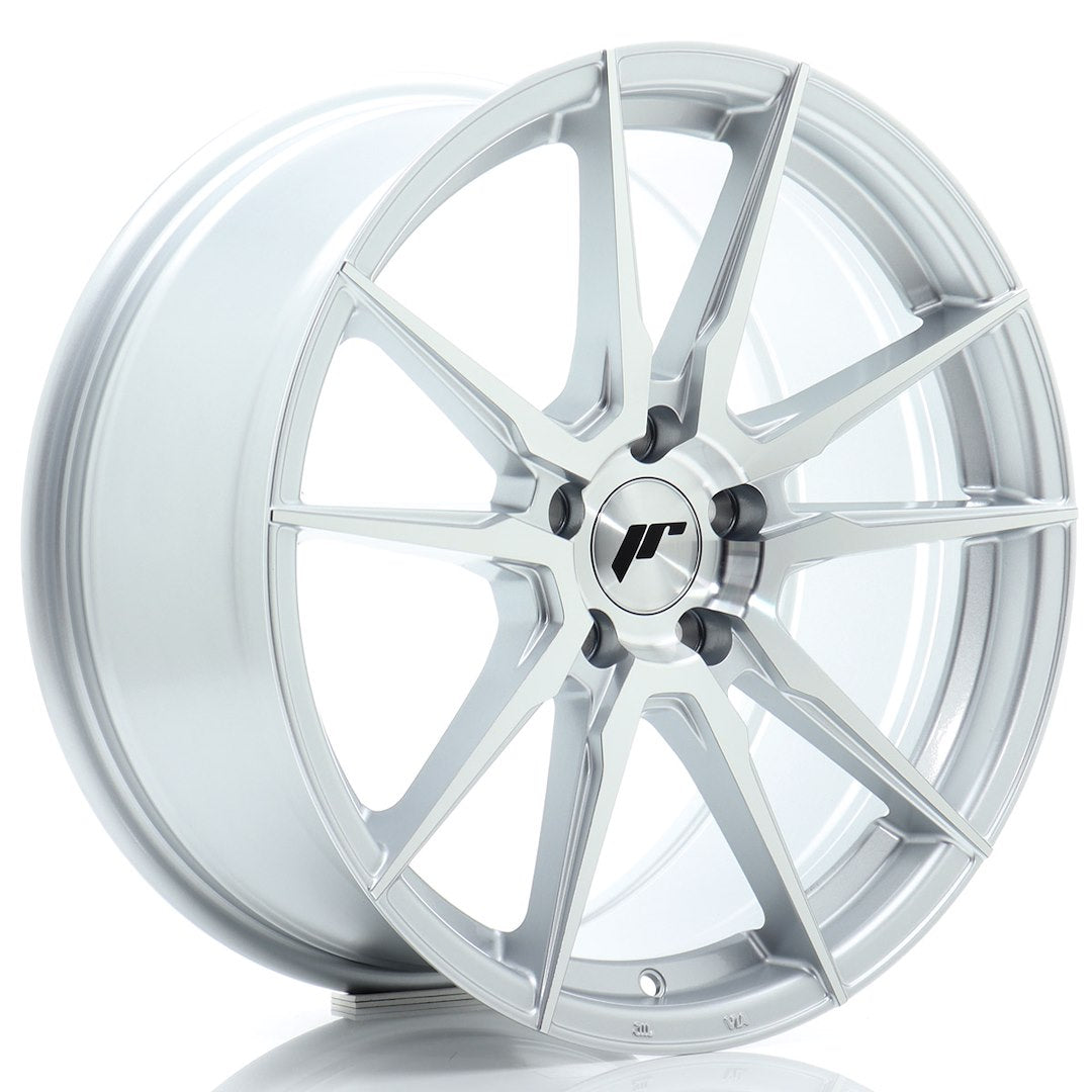 Llanta Japan Racing JR21 18x8 ET40 5x112 Silver Machined Face
