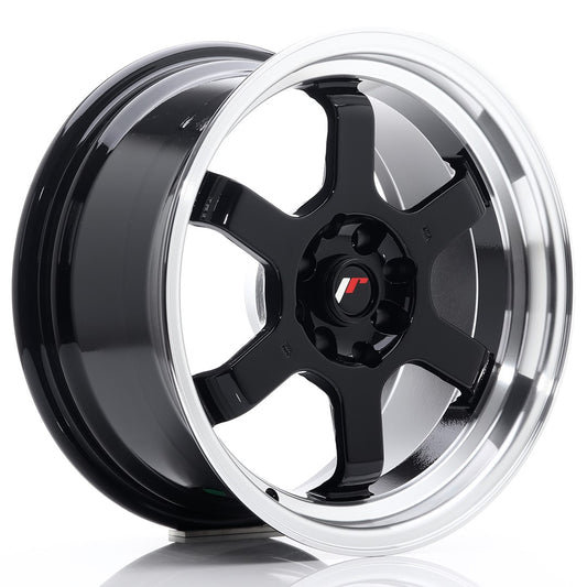 Llanta Japan Racing JR12 16x8 ET15 4x100/114 Gloss Black