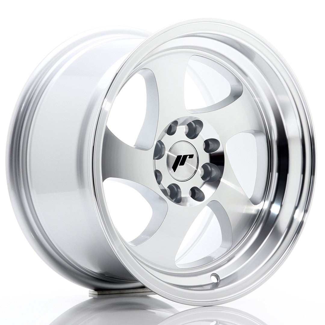 Llanta Japan Racing JR15 15x8 ET20 4x100/108 Silver Machined Face