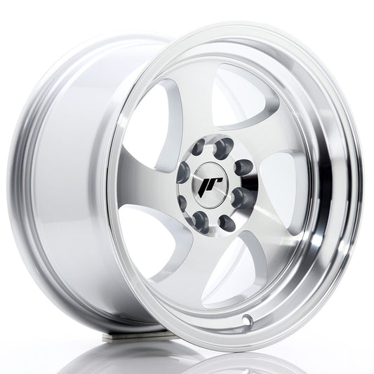 Llanta Japan Racing JR15 15x8 ET20 4x100/108 Silver Machined Face