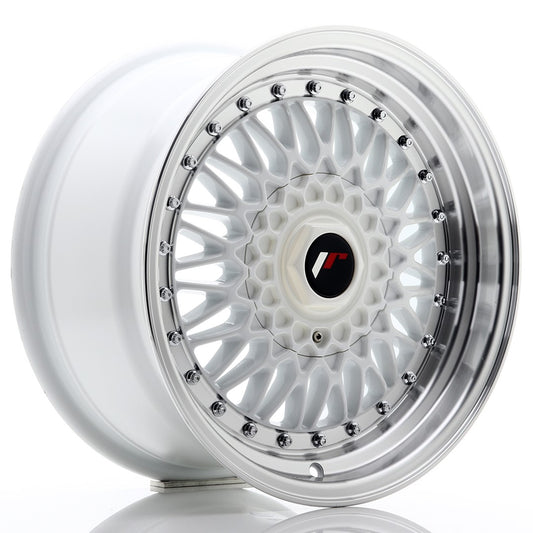 Llanta Japan Racing JR9 16x8 ET25 4x100/108 White w/ Machined Lip