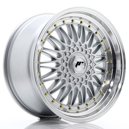 Llanta Japan Racing JR9 18x9 ET40 5x112/114 Silver w/ Machined Lip